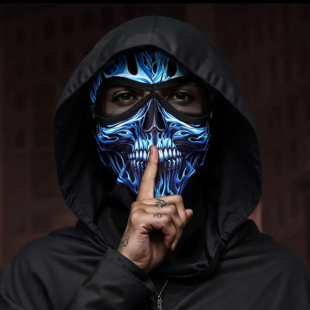 Skull Balaclava Mask (1 Of Each Color)